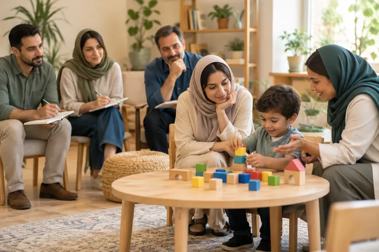 گروه‌های آموزش تعامل والد-کودک — تصویر نمایشی